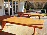 Constructed outdoor table kitsets
